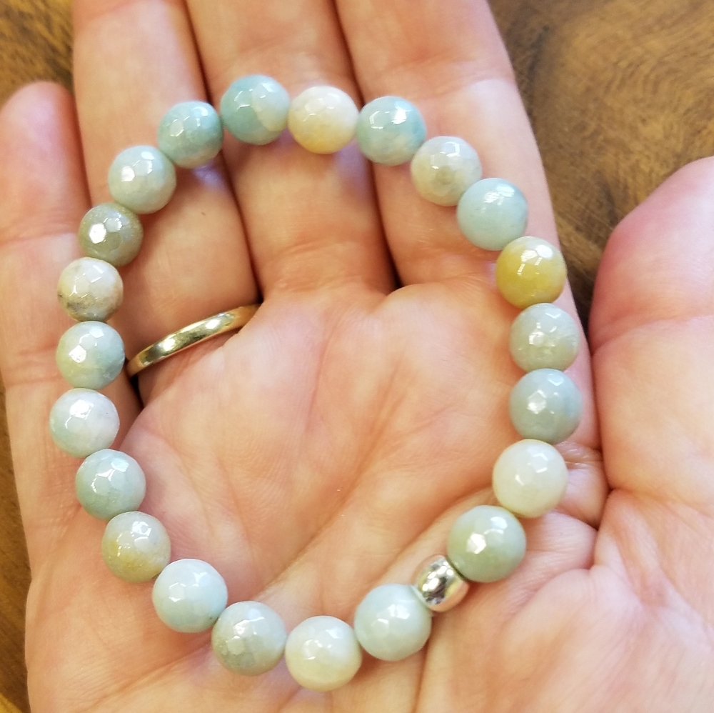 SOLD Amazonite Beads Bracelet - Picture 14 of 15